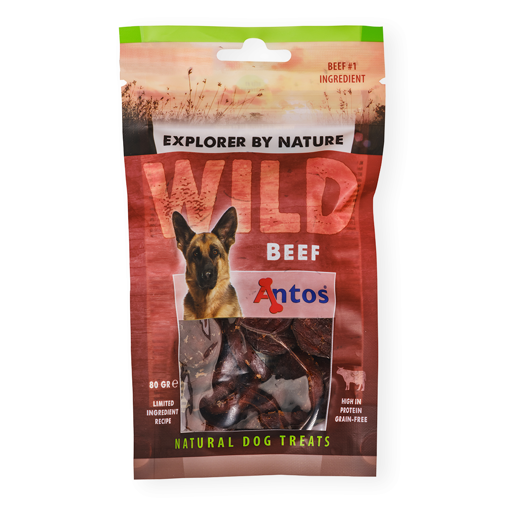 Snacks De Pulmón De Vacuno Para Perros - 500 G, Alto En Proteínas (77.5%), Bajo En Grasa, Natural