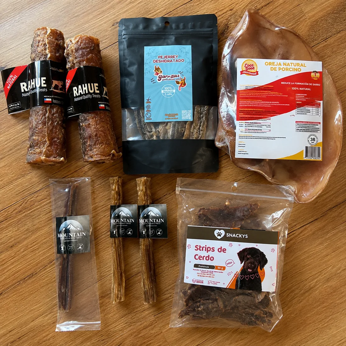 Ejemplo referencial Tester Pack Snackys